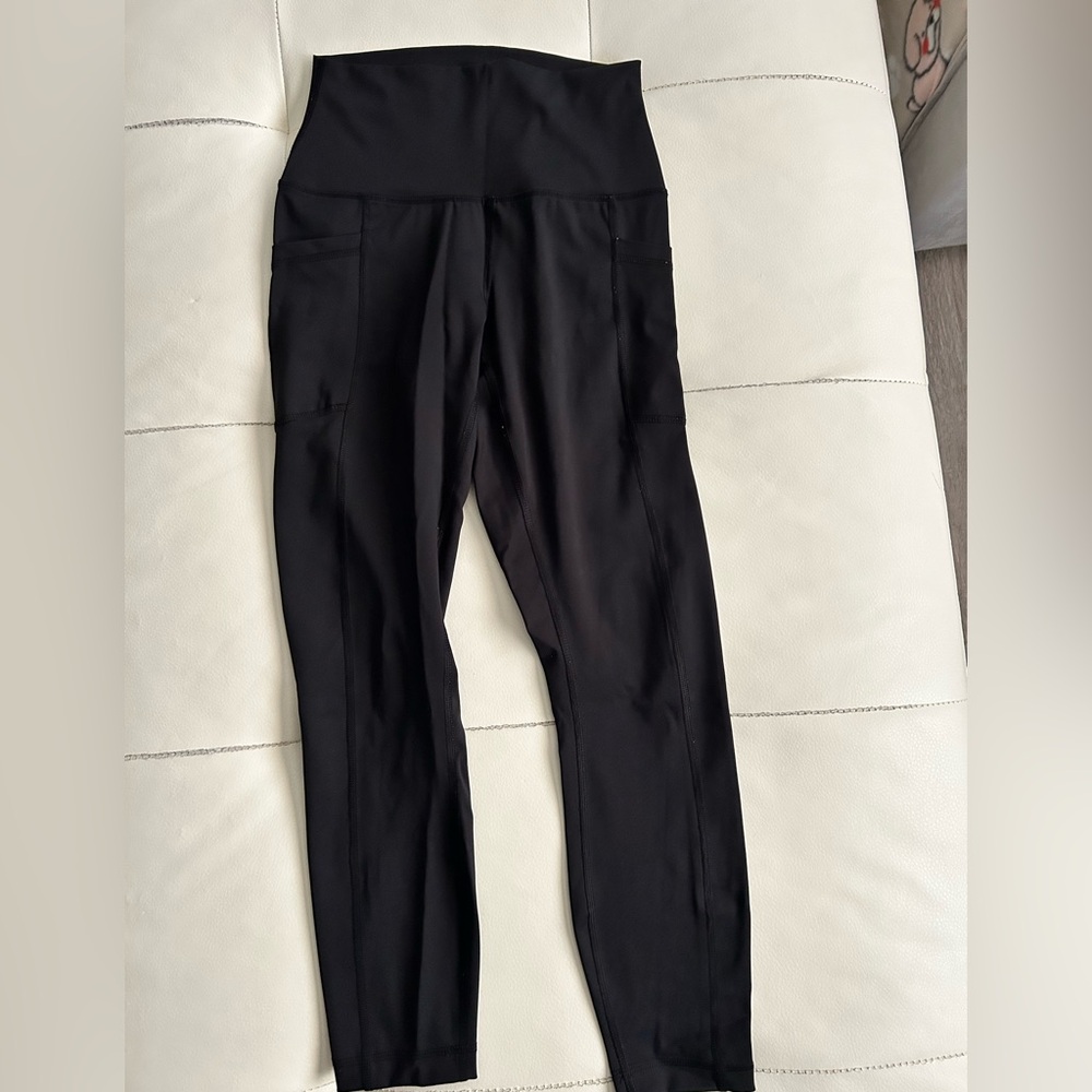 90 Degree By Reflex Black High-Waisted Leggings